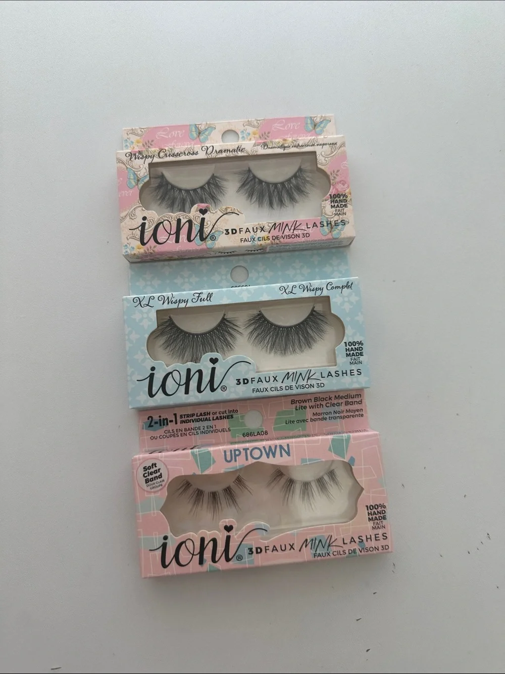 Kids' 3D Faux Mink Lashes - Pink & Blue Packaging